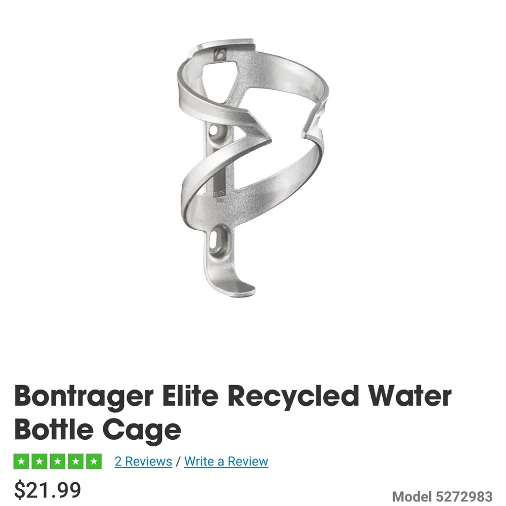 Two (2) Bontrager Bike Water Bottle Cages